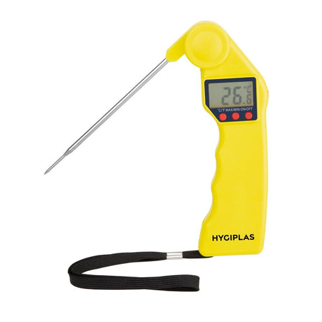 Hygiplas EasyTemp Thermometer Yellow - Raw Poultry CF912 - Whisk Hospitality - CF912