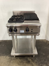 B&S BT - SB2 - CBR3 2 Burner Cooktop + Char Grill - Whisk Hospitality - 846794