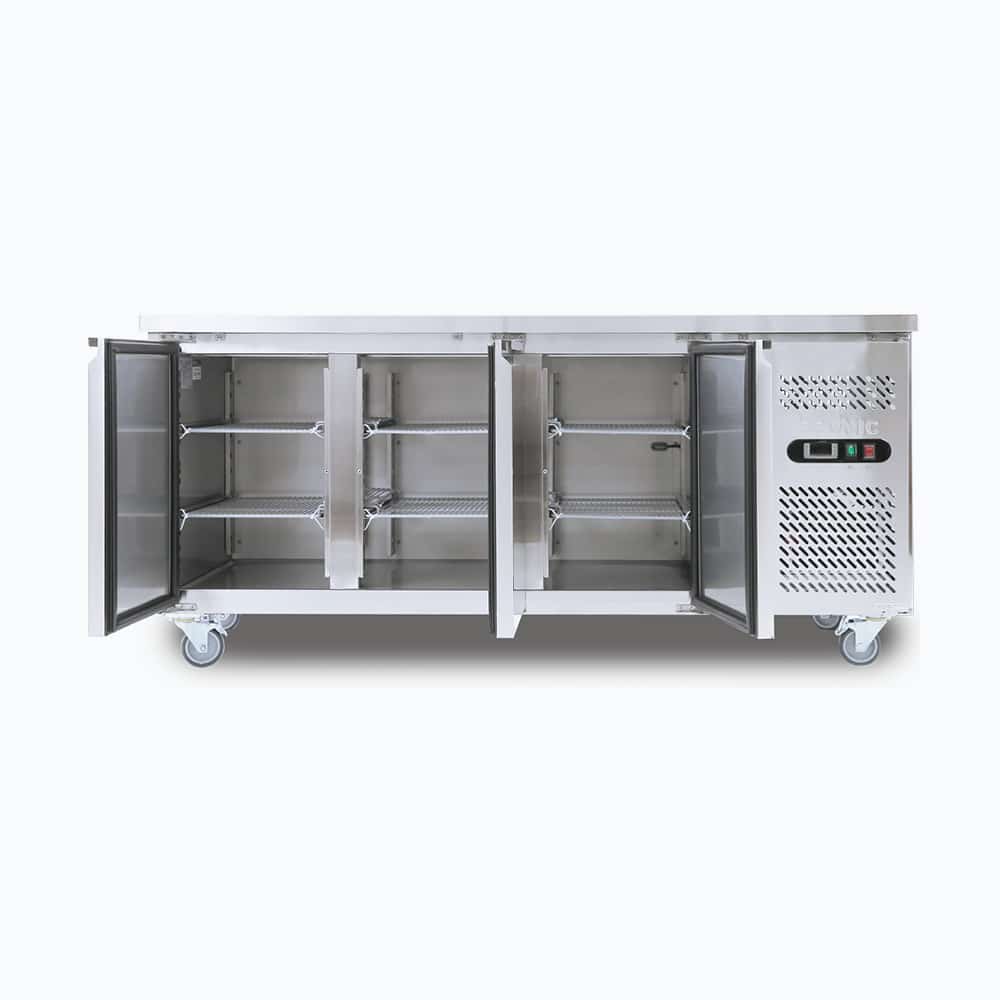 Bromic Under Bench Fridge - 417L - 3 Doors - Stainless Steel - Whisk Hospitality - UBC1795SD-NR