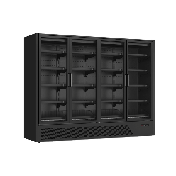 Thermaster 4 Aluminium-Framed Glass Door Multideck Display Freezer DC-250BT - Whisk Hospitality - DC-250BT