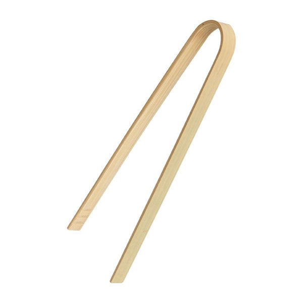 Fiesta Compostable Bamboo Tong - 160mm (Pack 50) DK391 - Whisk Hospitality - DK391