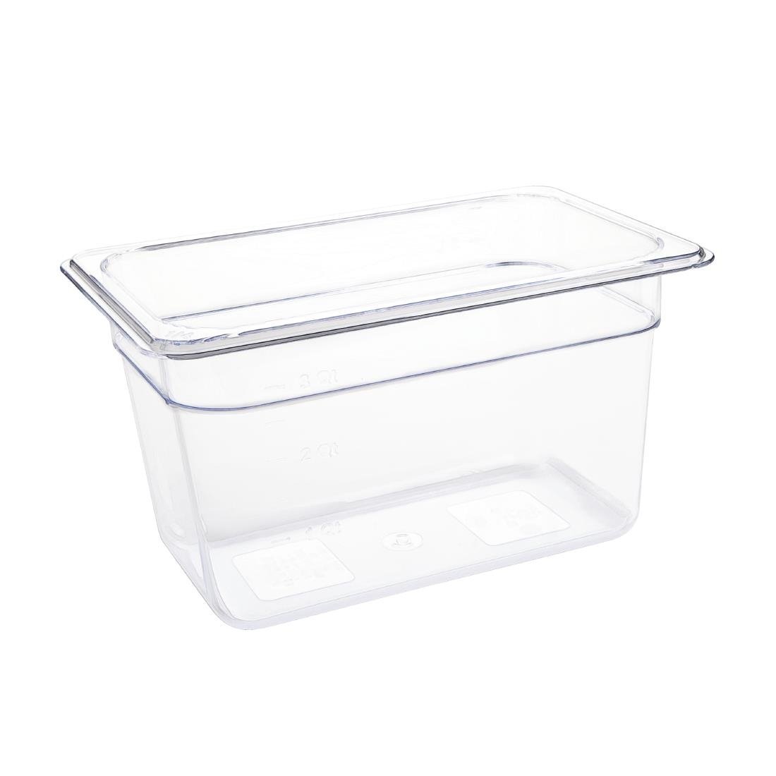 Vogue Clear Polycarbonate - GN 1/4 150mm U238 - Whisk Hospitality - U238