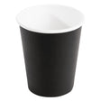 Fiesta Recyclable Hot Cup Single Wall Black 225ml (Box 1000) GF040 - Whisk Hospitality - GF040