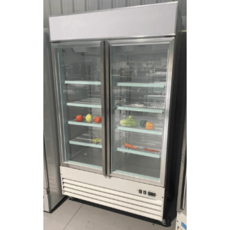 Mitchel G768BM2F 2 Glass Door Upright Fridge - Whisk Hospitality - 3PA-7767-G768BM2F