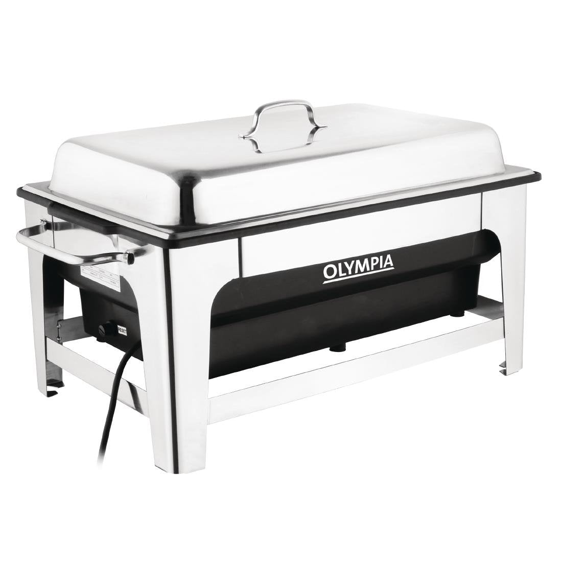 Olympia Electric Chafing Dish - 100mm deep pan with stand CM266 - A - Whisk Hospitality - CM266-A