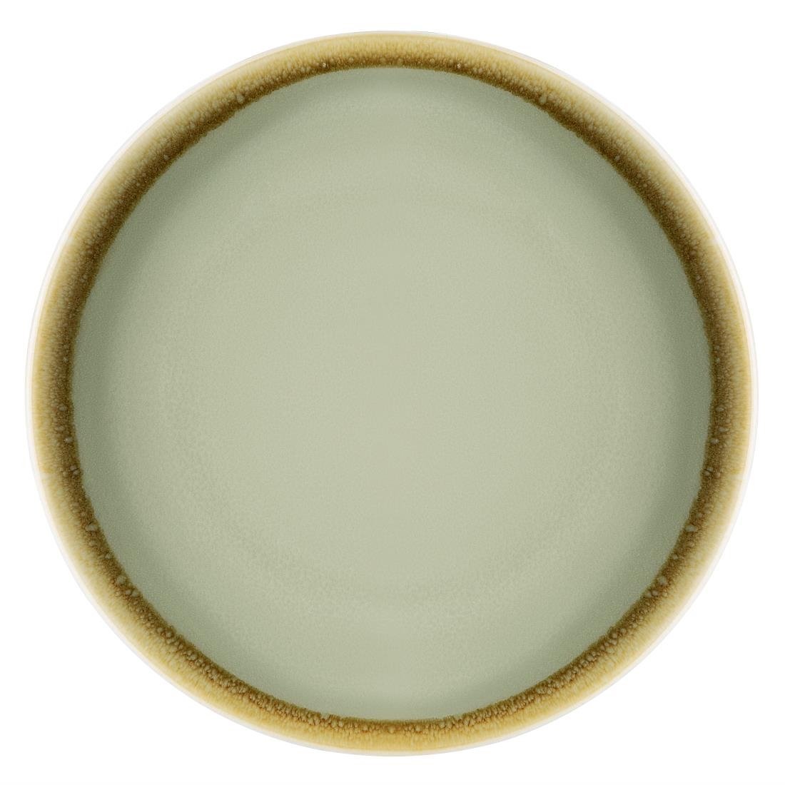 Olympia Kiln Moss Round Coupe Plate - 7" (Box 6) FA029 - Whisk Hospitality - FA029