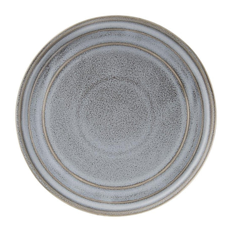 Olympia Cavolo Charcoal Dusk Flat Round Plate - 220mm (Box 6) FD921 - Whisk Hospitality - FD921