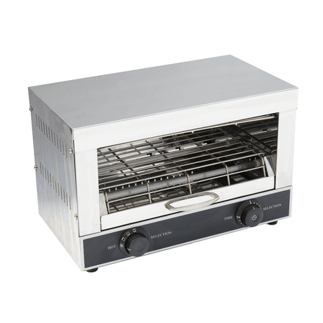 Benchstar Single infrared quartz element salamander griller toaster and timer - QT - 1 - Whisk Hospitality - QT-1