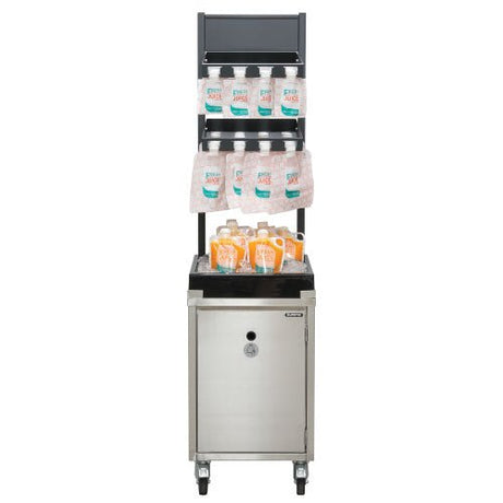 Zummo Ice Display SS With Graphite Pouch Rack - Whisk Hospitality - ZUMMO-IDU-SS-GP-POUCH