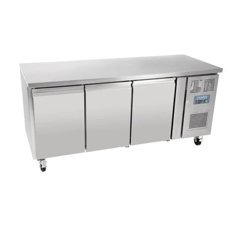 Polar U - Series Triple Door Counter Fridge - 417Ltr UA048 - A - Whisk Hospitality - UA048-A
