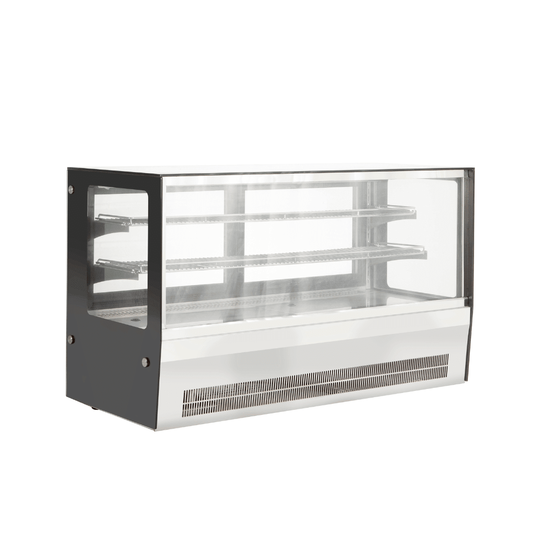 Counter top square 2 Shelves Glass cold food display - GN - 1200RT - Whisk Hospitality - GN-1200RT