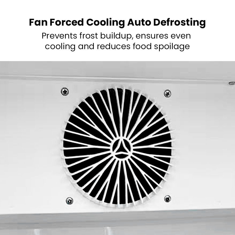 Thermaster Upright Glass Door Beverage Fridge - SDC - 258B - Whisk Hospitality - SDC-258B