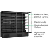 Thermaster Supermarket Panorama 4 Door Chiller Display - DC - 250B - Whisk Hospitality - DC-250B