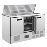 Polar G - Series Saladette Counter Fridge 368Ltr G607 - A - Whisk Hospitality - G607-A