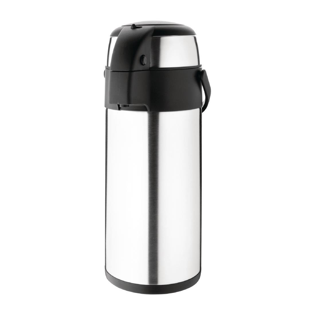 Pump Action Airpot St/St Double Wall - 5.0Ltr DL164 - Whisk Hospitality - DL164