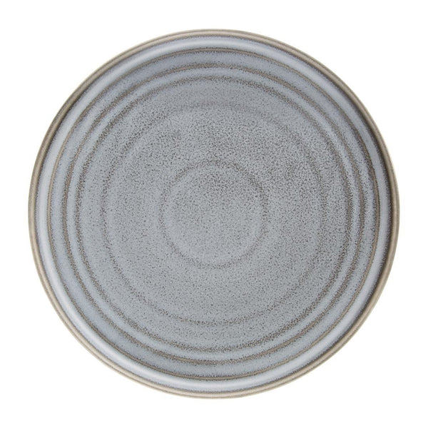 Olympia Cavolo Charcoal Dusk Flat Round Plate - 270mm (Box 4) FD922 - Whisk Hospitality - FD922