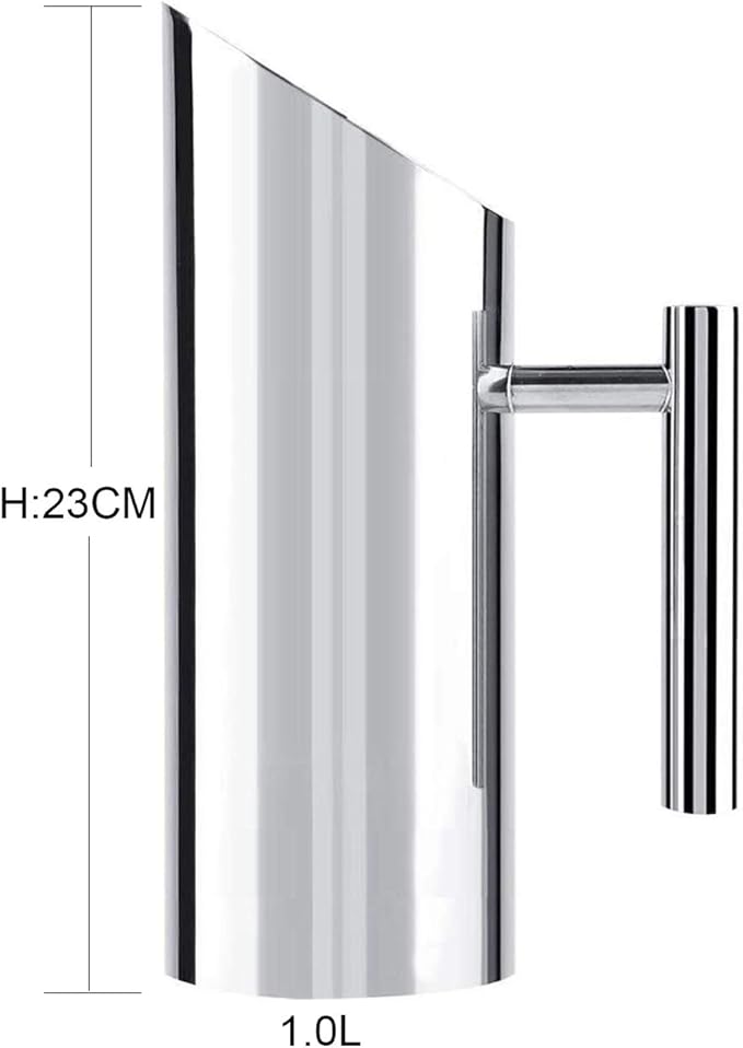 Stainless Steel Water Jug - 1.0L - Whisk Hospitality - 492451