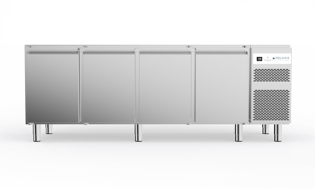 POLARIS 372L Capacity Three Door Underbench Freezer | Self Contained | -15°C to -20°C S25-04 BT H710 S - Whisk Hospitality - S25-04 BT H710 S