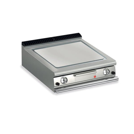 BARON 2 Burner Gas Fry Top With Smooth Chrome Plate And Thermostat Control - Whisk Hospitality - Q70SFTT/G805