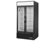 True Refrigeration Upright Retail Merchandiser Refrigerator 2 Full Glass Swing Doors - GDM - 35 - HC - TSL01 - Whisk Hospitality - GDM-35-HC-TSL01