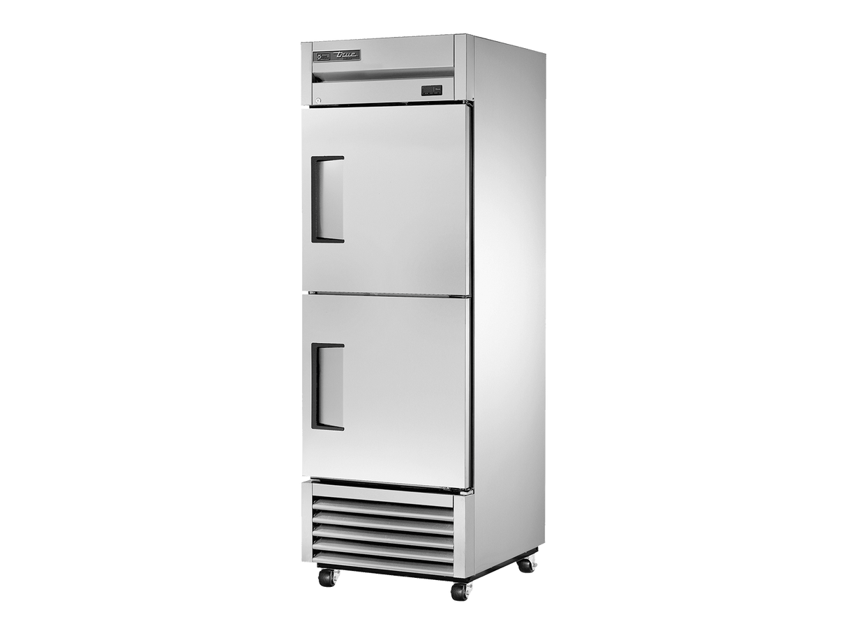 True Refrigeration Upright Foodservice Freezer 2 Half Solid Swing Doors - T - 23F - 2 - HC - Whisk Hospitality - T-23F-2-HC