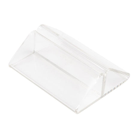 Tent Holder Acrylic Clear CC442 - Whisk Hospitality - CC442