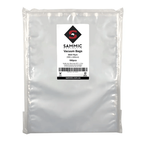 Sammic Australia PACK OF 100 BAGS, 300 x 400mm, 70µm 3040 - 70µm - Whisk Hospitality - 3040-70µm