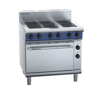 Blue Seal Evolution Series E56D 900Mm Electric Range Convection Oven - Whisk Hospitality - E56D