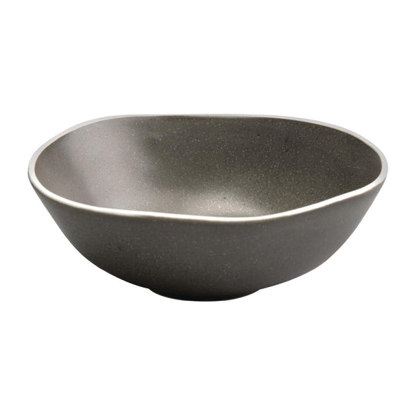 Olympia Chia Charcoal Small Bowl 155x58(H)mm 6x2.25" 455ml 16oz (Box 6) DR817 - Whisk Hospitality - DR817