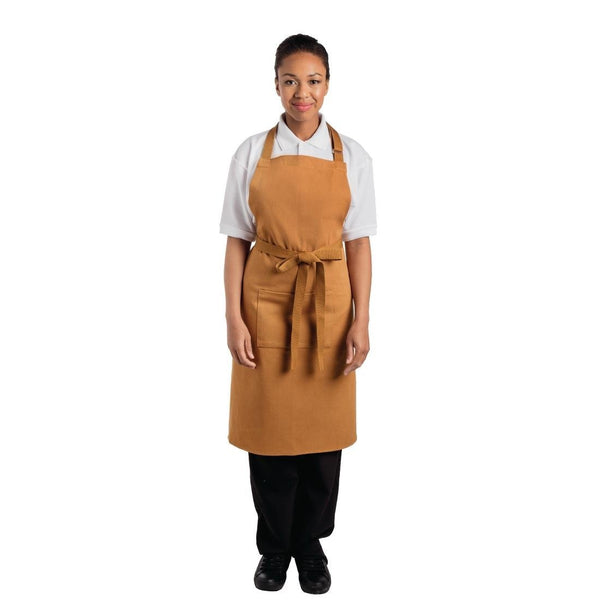 Southside Bib Apron Tan - 1000x700mm B983 - Whisk Hospitality - B983