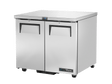 True Refrigeration Undercounter Foodservice Refrigerator, 2 Solid Swing Doors - TUC - 36 - HC - Whisk Hospitality - TUC-36-HC