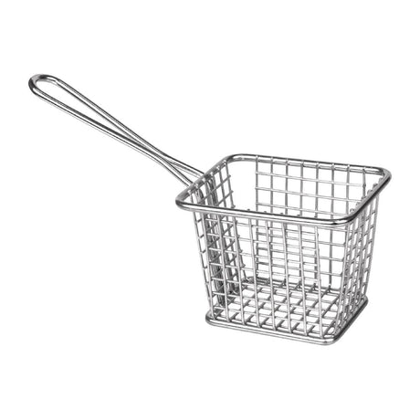 Olympia Square Presentation Basket St/St 80(H)x100(W)x80(D)mm GG866 - Whisk Hospitality - GG866