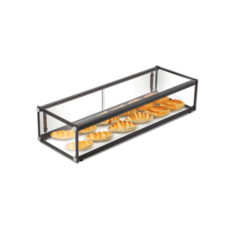 Exquisite Single Tier Flat Glass Ambient Cake Display - CD48 - Whisk Hospitality - CD48