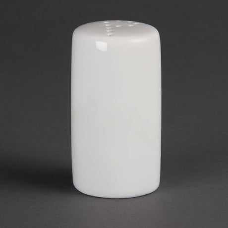Olympia Whiteware Pepper Shaker - 80mm (Box 12) CB703 - Whisk Hospitality - CB703