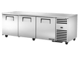 True Refrigeration Deep Undercounter Refrigerator 3 Solid Swing Doors - TUC - 93 - HC - Whisk Hospitality - TUC-93-HC