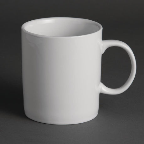 Olympia Whiteware Large Mug White - 480ml 17oz (Box 12) Y110 - Whisk Hospitality - Y110