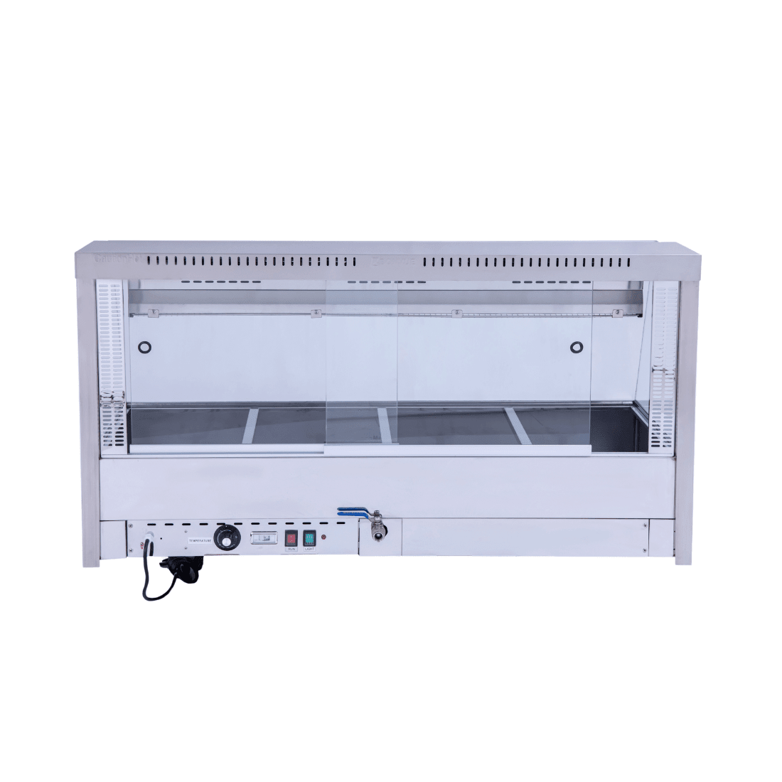 Bonvue Angled Countertop Wet and Dry Bain Marie BM14TC - Whisk Hospitality - BM14TC