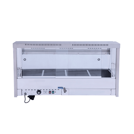 Bonvue Angled Countertop Wet and Dry Bain Marie BM14TC - Whisk Hospitality - BM14TC