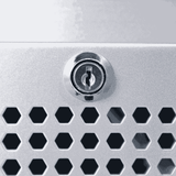 Bromic Upright Display Fridge - 1126L - 2 Door - Flat Glass - Silver - Whisk Hospitality - GM1100S-NR