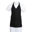 Whites V Neck Service Apron - Black B128 - Whisk Hospitality - B128