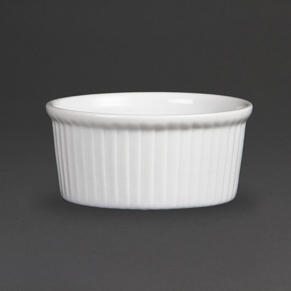 Olympia Whiteware Ramekin - 85mm 3 1/2" (Box 12) W432 - Whisk Hospitality - W432