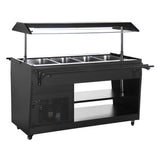 Polar G - Series Refrigerated Buffet Bar in Black PG007 - A - Whisk Hospitality - PG007-A