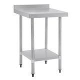 Vogue Table St/St - 600x600mm 23 1/2x23 1/2" (60mm Upstand) T379 - Whisk Hospitality - T379