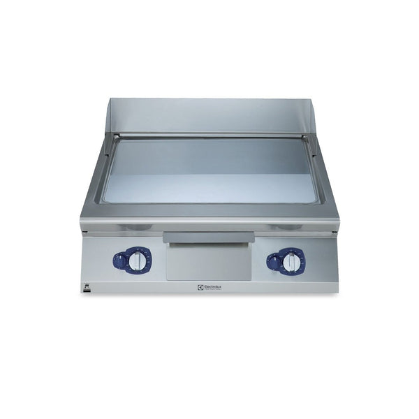 Electrolux 900XP Gas Griddle Plate with Smooth Polished Chrome Plate 800mm E9FTGHCS00 - Whisk Hospitality - E9FTGHCS00
