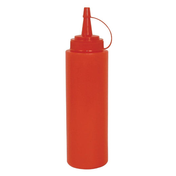 Vogue Squeeze Bottle Red - 340ml 11fl oz K093 - Whisk Hospitality - K093
