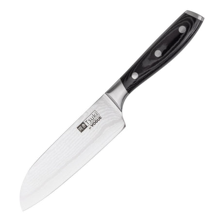 Vogue Tsuki Series 7 Santoku Knife - 175mm 7" CF844 - Whisk Hospitality - CF844