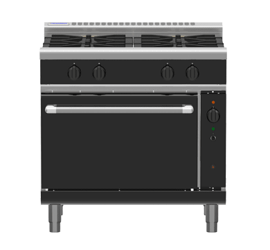 Waldorf Bold Rnlb8910Gc 900Mm Gas Range Convection Oven Low Back Version - Whisk Hospitality - RNLB8910GC