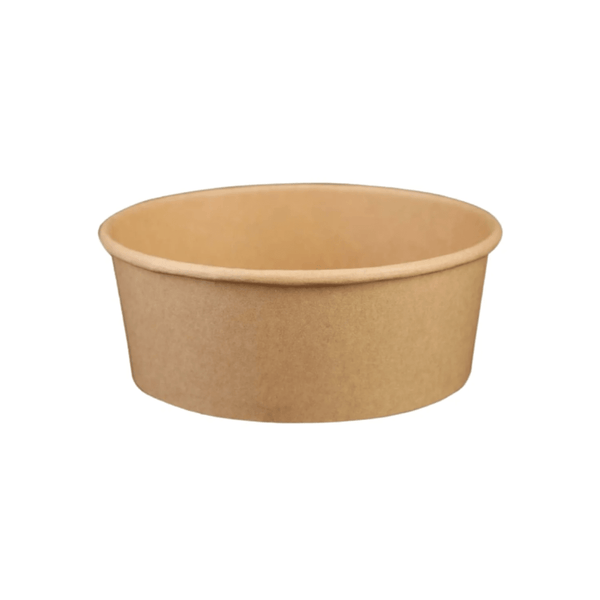 PakMax 1500ML Kraft Paper Salad Bowl KPSB-65H-1500 - Whisk Hospitality - KPSB-65H-1500