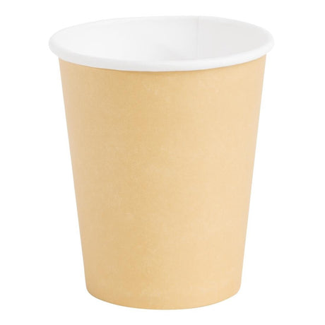 Fiesta Recyclable Hot Cup Single Wall Kraft 225ml (Box 1000) GF030 - Whisk Hospitality - GF030