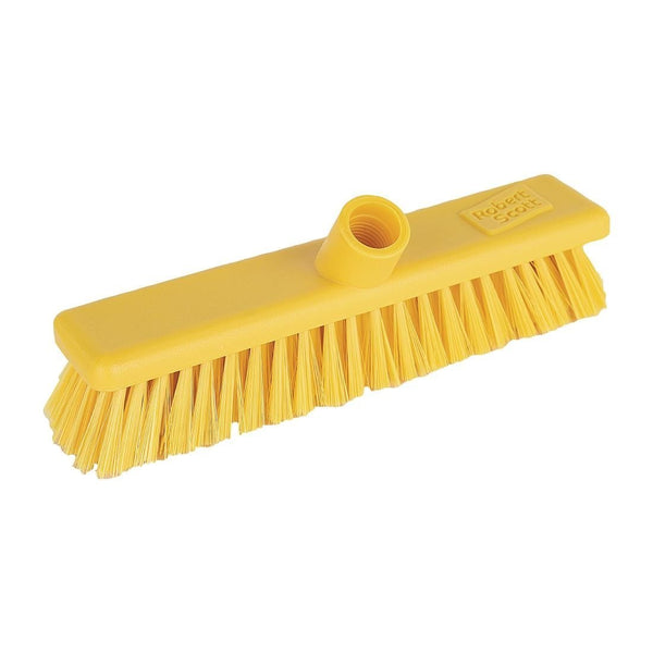Jantex Soft Hygiene Broom Yellow - 300mm 12" DN831 - Whisk Hospitality - DN831